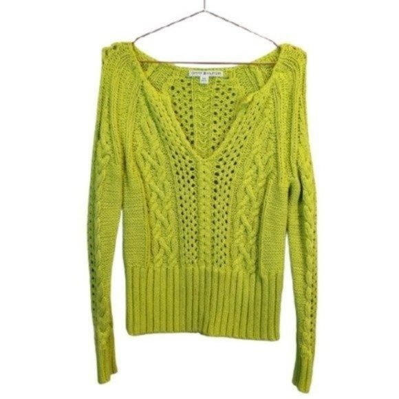 Tommy Hilfiger Sweaters Tommy Hilfiger Highlighter Neon Open Chunky